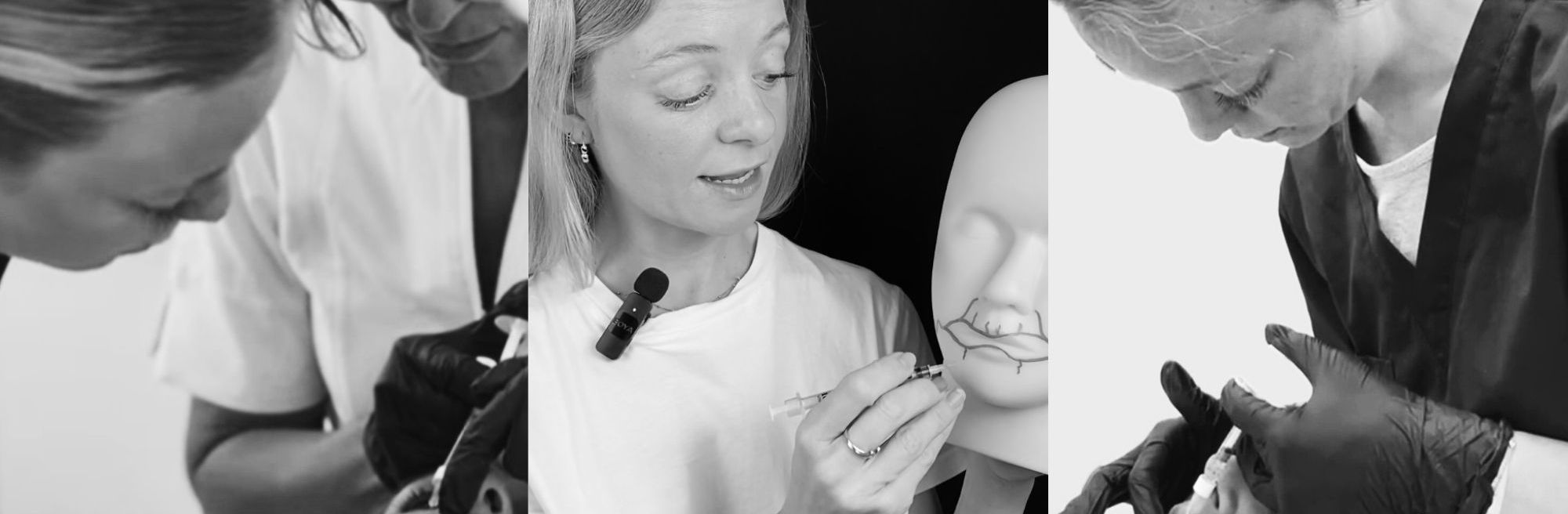 Demostración práctica de técnicas de medicina estética en My Medical Glow Up